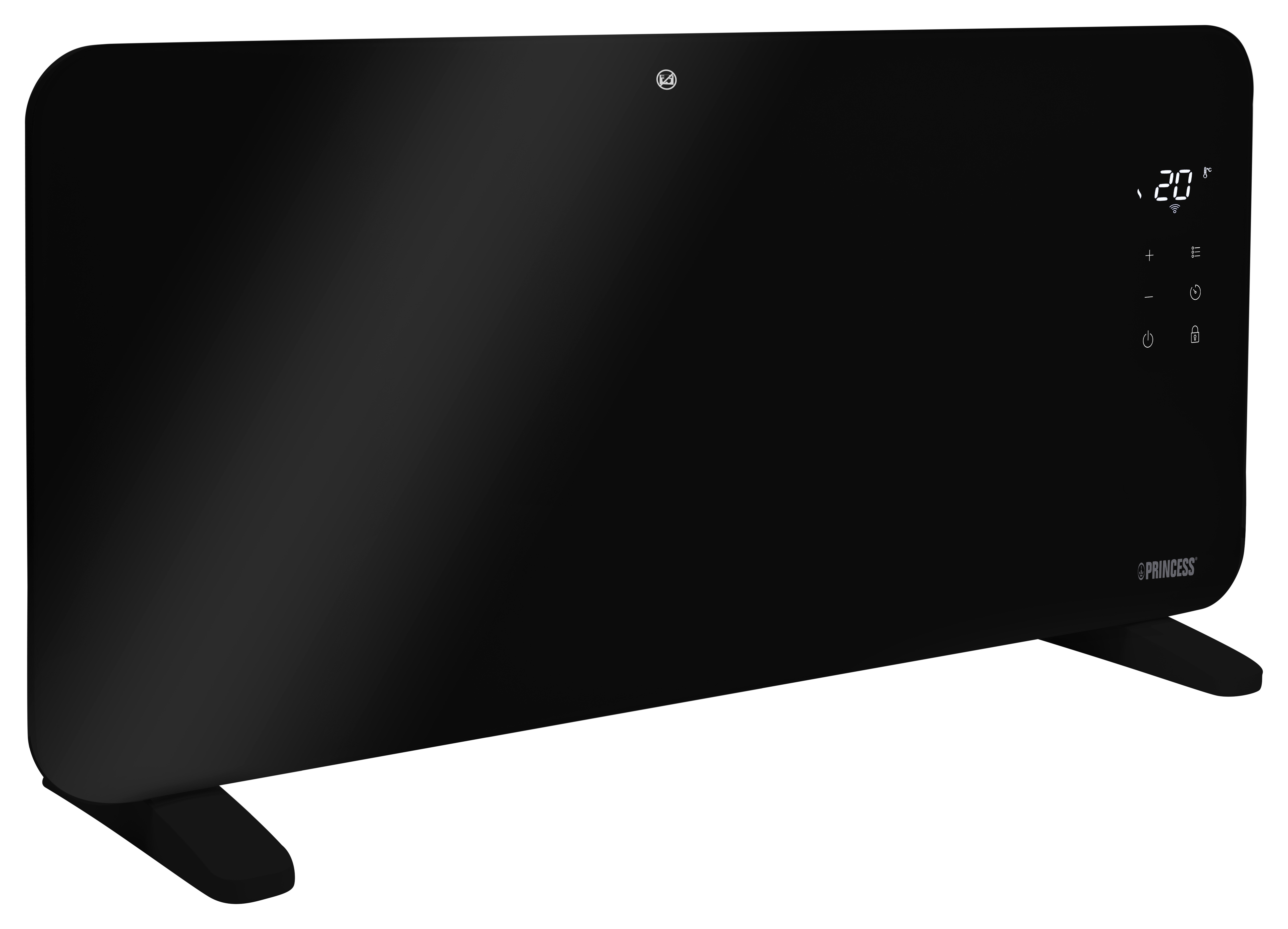 Princess Smart 2000W Panel heater - Black