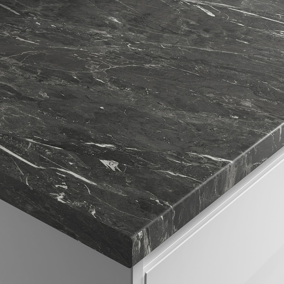 Marmo Nero Postformed Breakfast Bar - 4100 x 900 x 38mm