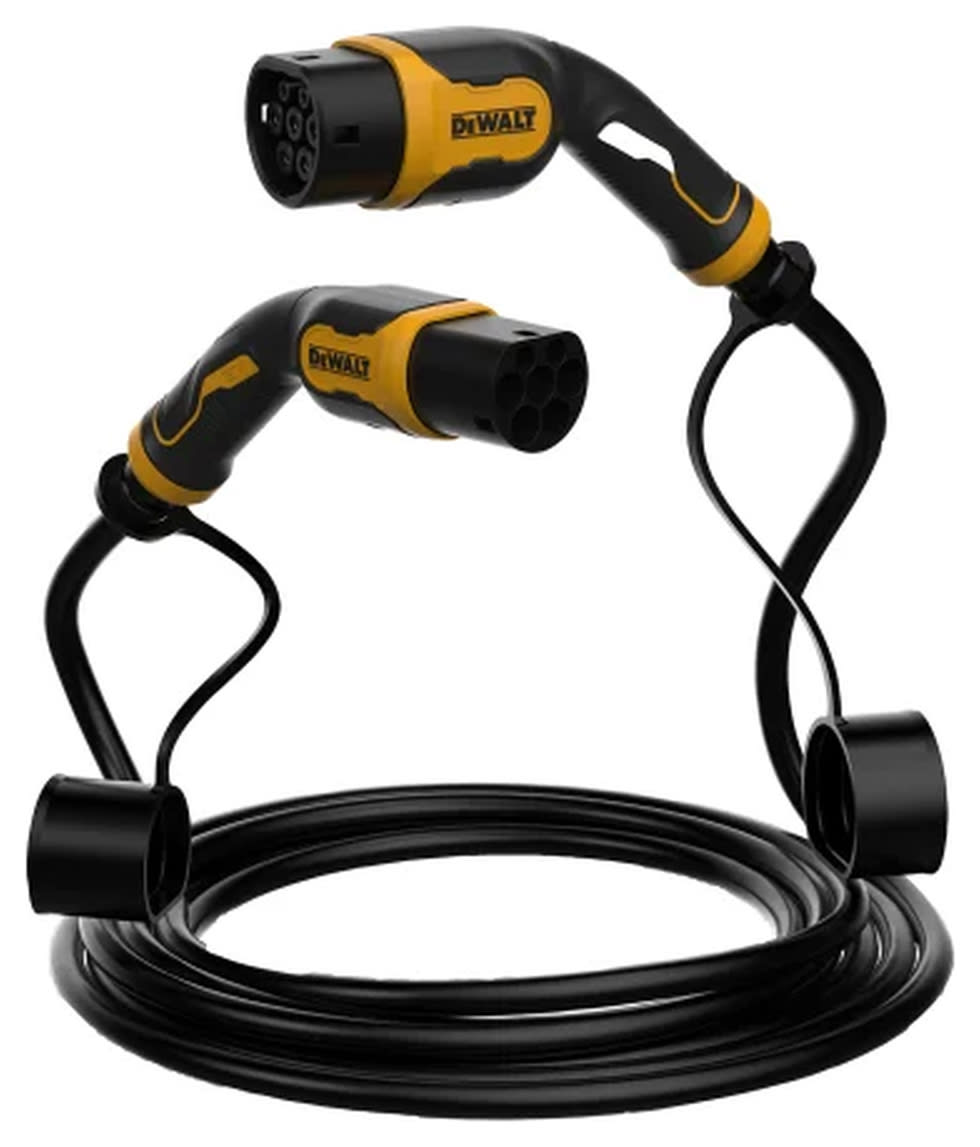 DeWalt DEV32C3P Type 2 Three Phase EV Charging Cable - 5m