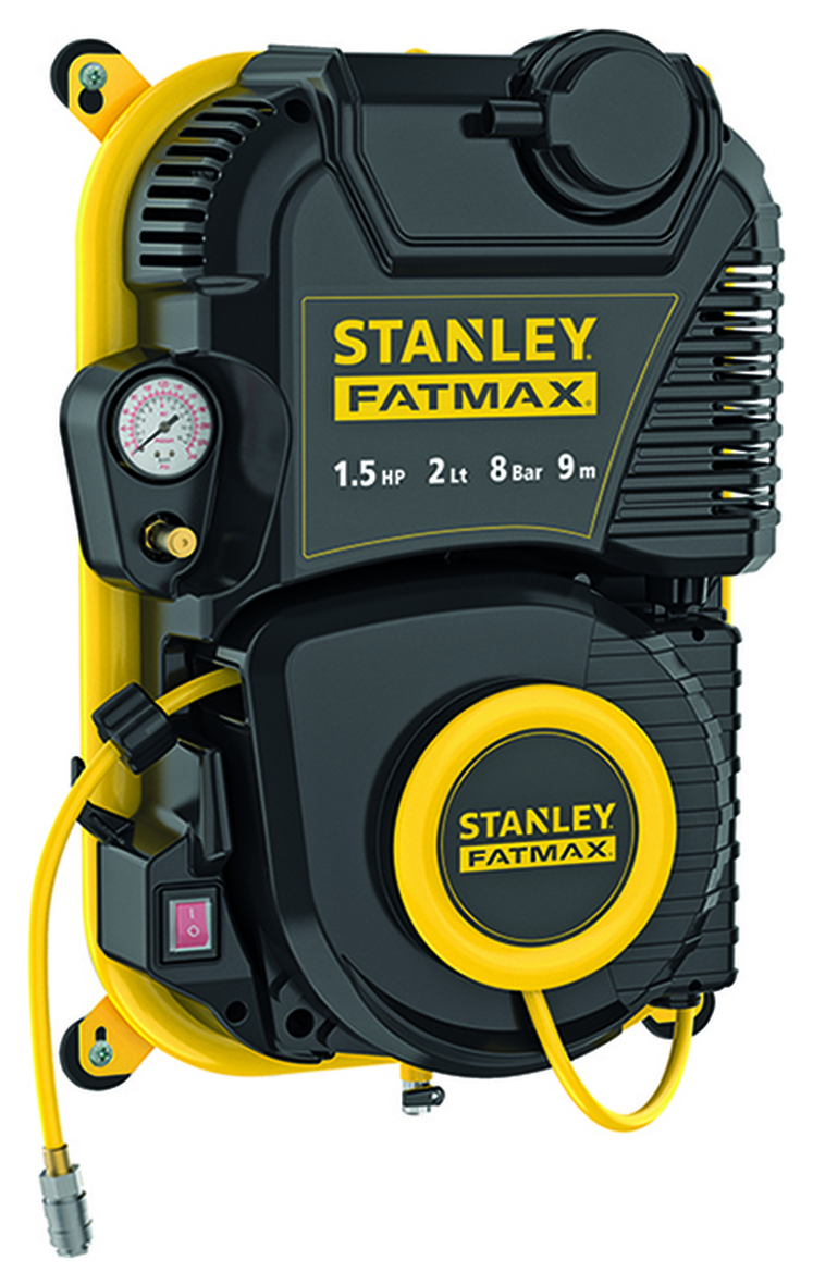Stanley FMXCMD152WE FatMax Wall Mounted 1.5HP 8 Bar Air Hose - 9m
