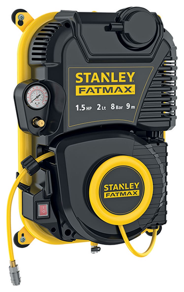 Stanley FMXCMD152WE FatMax® Wall Mounted 1.5HP 8 Bar Air Hose - 9m