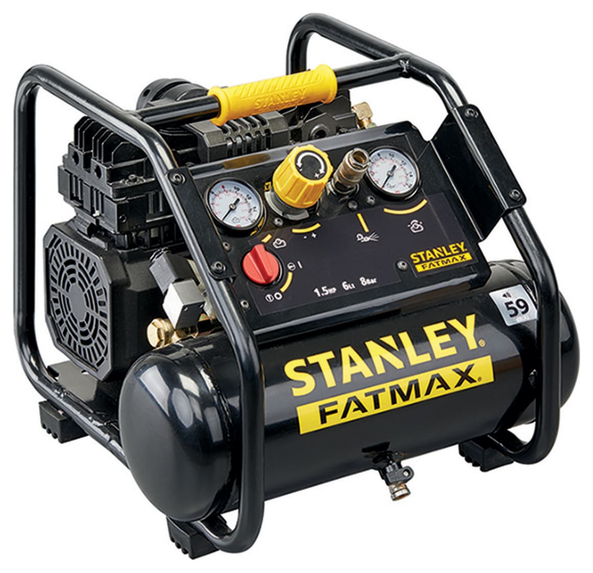 Stanley FMXCMS156HE FatMax® Siltek 1.5HP 6L 8 Bar Air Compressor