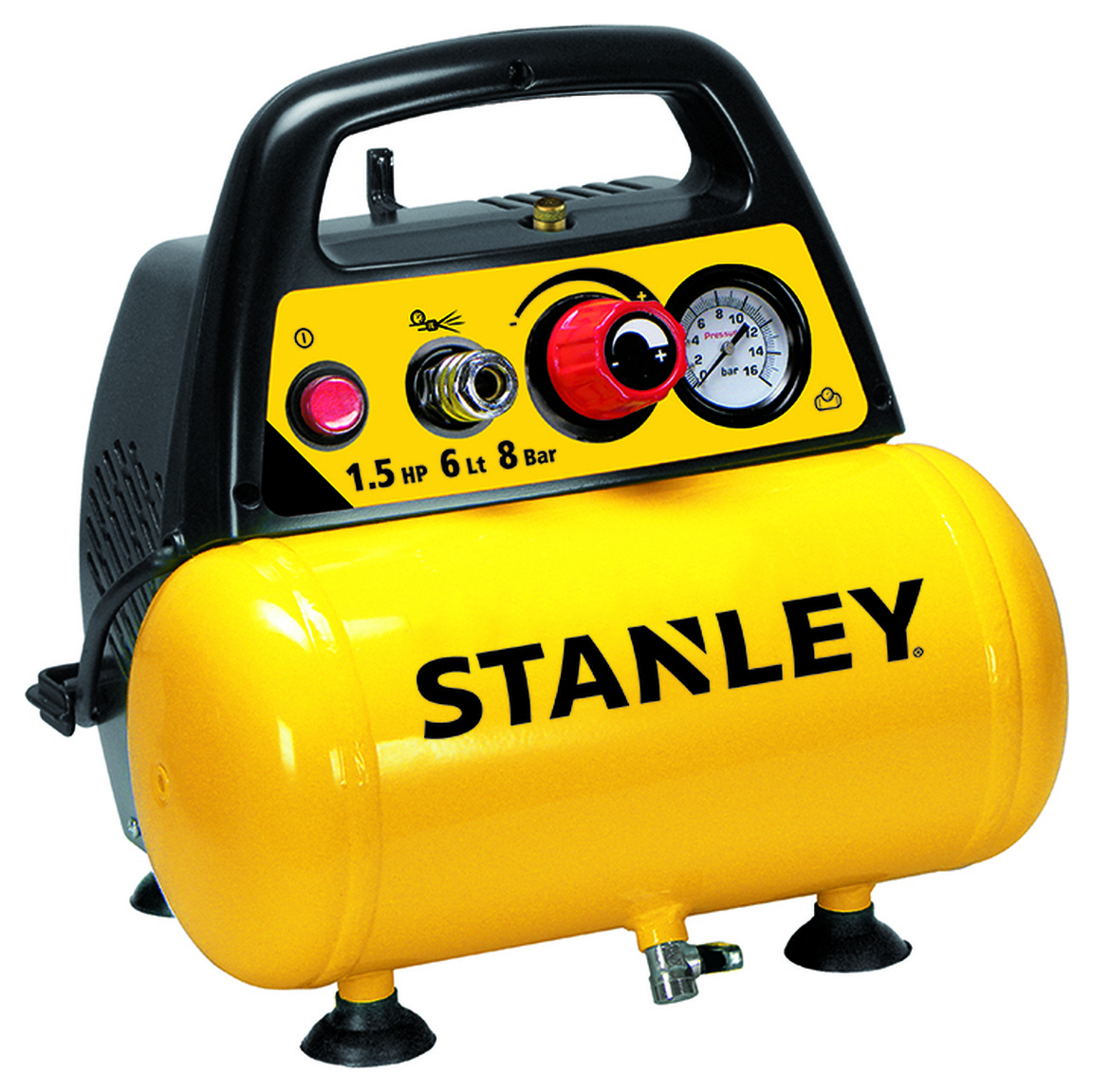 Stanley DN 200/8/6 1.5HP 8 Bar Small Air Compressor