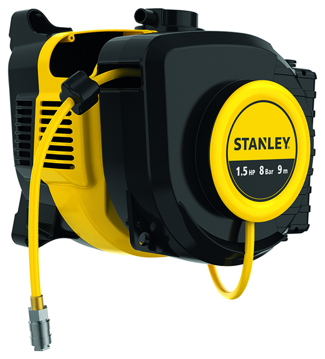 Stanley SXCMD15WE Wall Mounted 1.5HP 8 Bar Air Hose - 9m