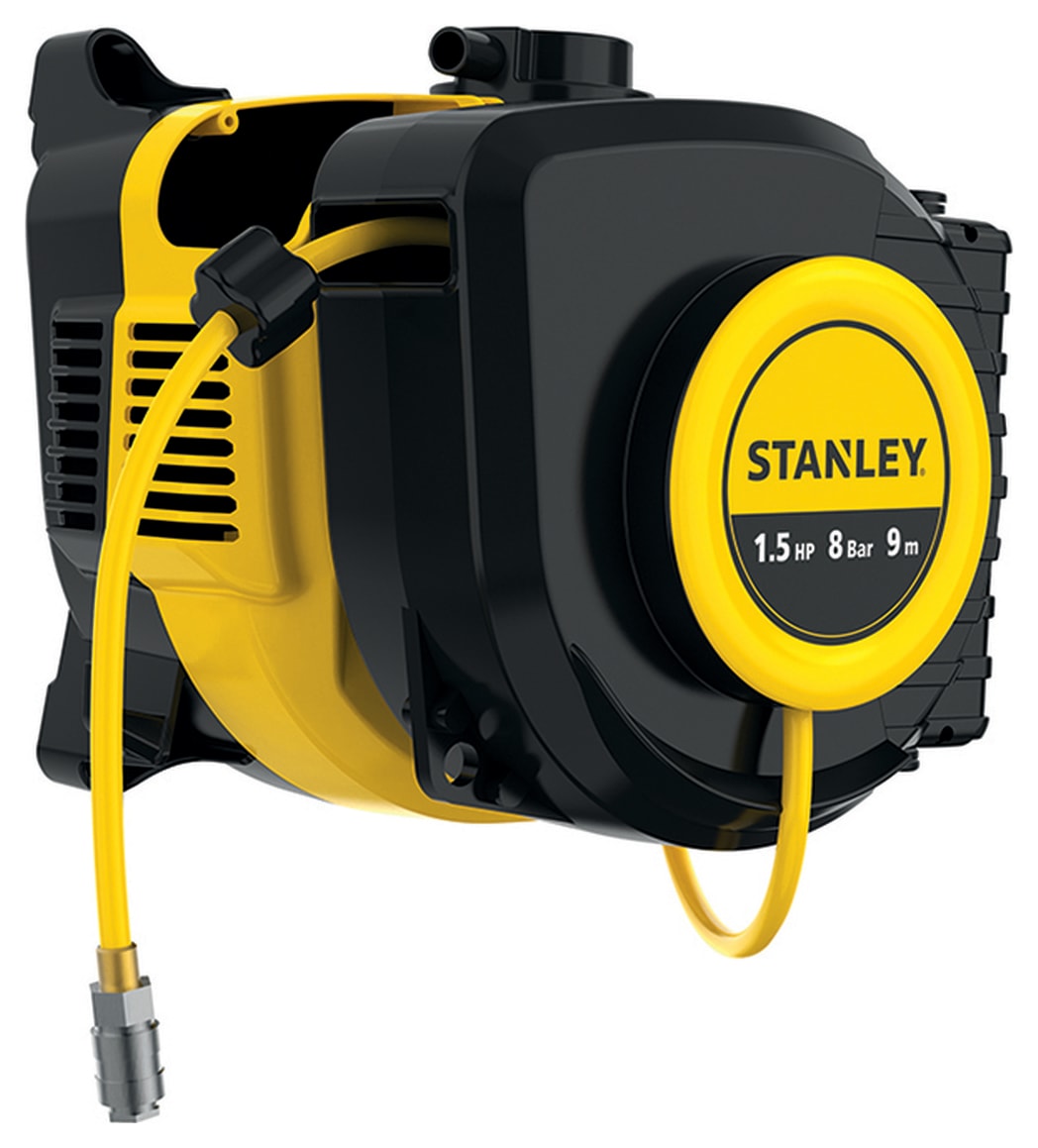 Stanley SXCMD15WE Wall Mounted 1.5HP 8 Bar Air Hose - 9m