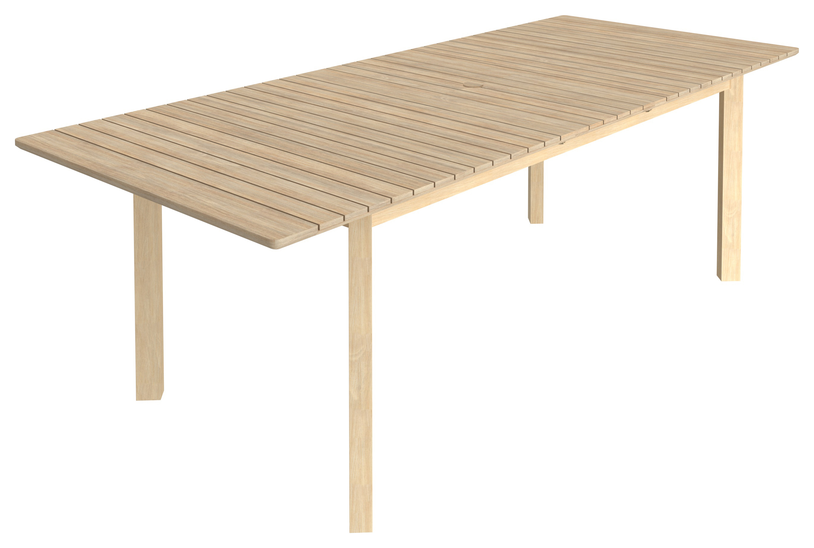Charles Bentley 6-8 Seater Acacia Extending Dining Table