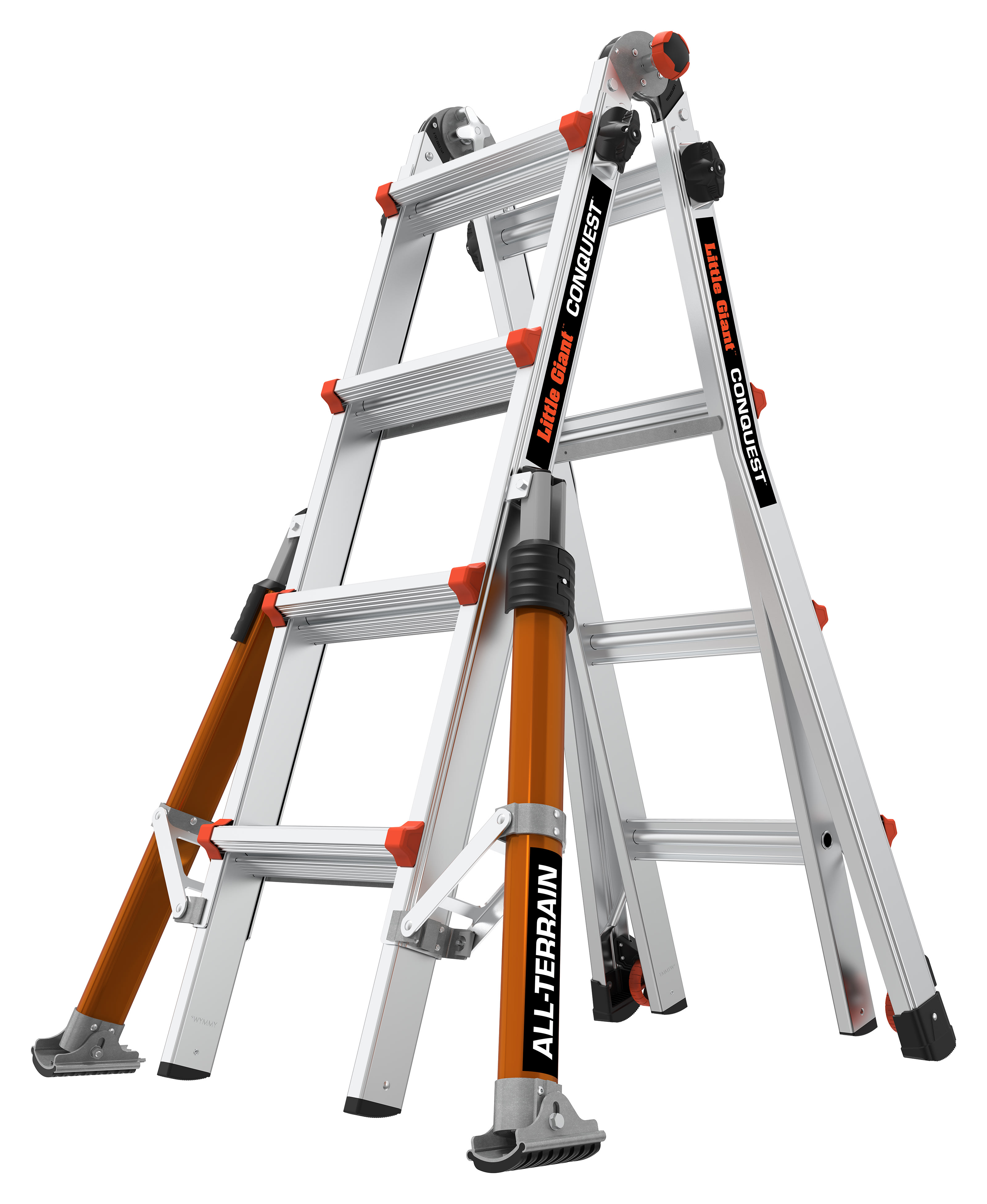 Little Giant 4 Tread Conquest All-Terrain Multi-Purpose Ladder
