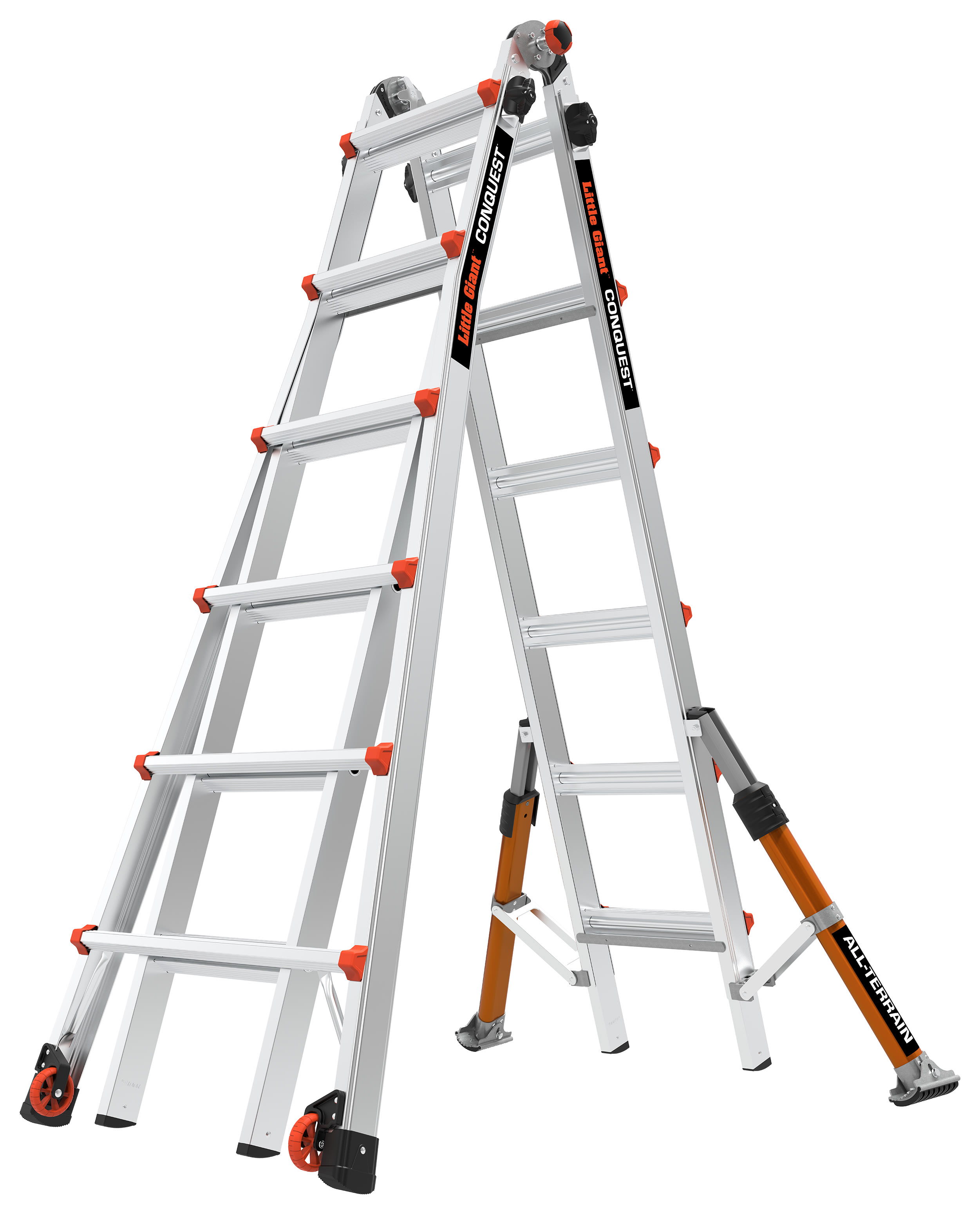 Little Giant 6 Tread Conquest All-Terrain Multi-Purpose Ladder