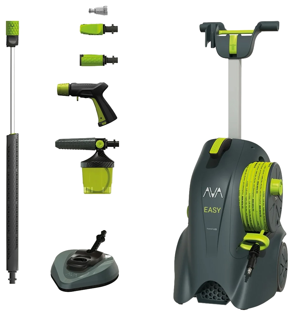AVA Easy P50 XL Corded Pressure Washer Bundle - 1800W