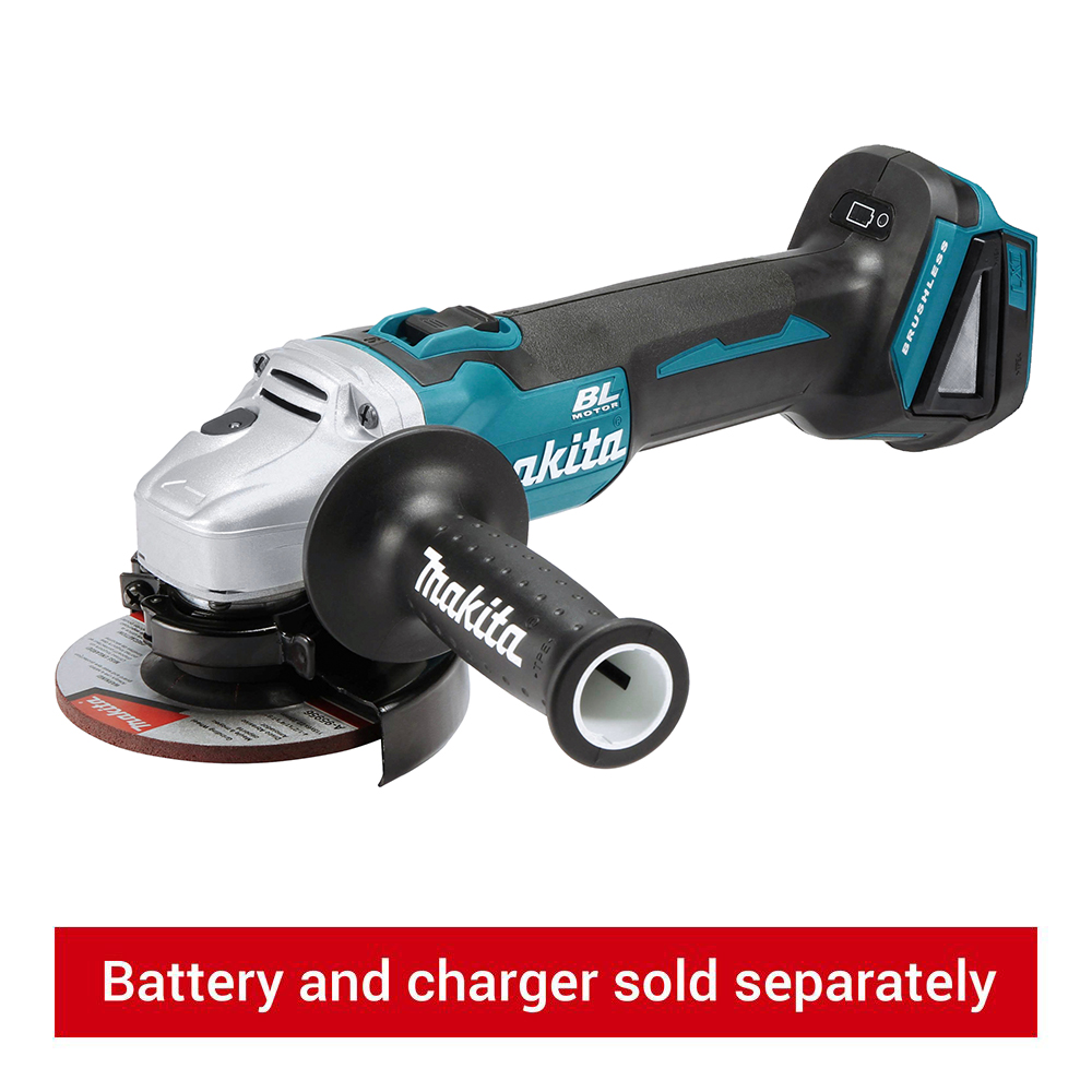 Makita DGA454Z 18V LXT Cordless Brushless Angle Grinder 115mm - Bare