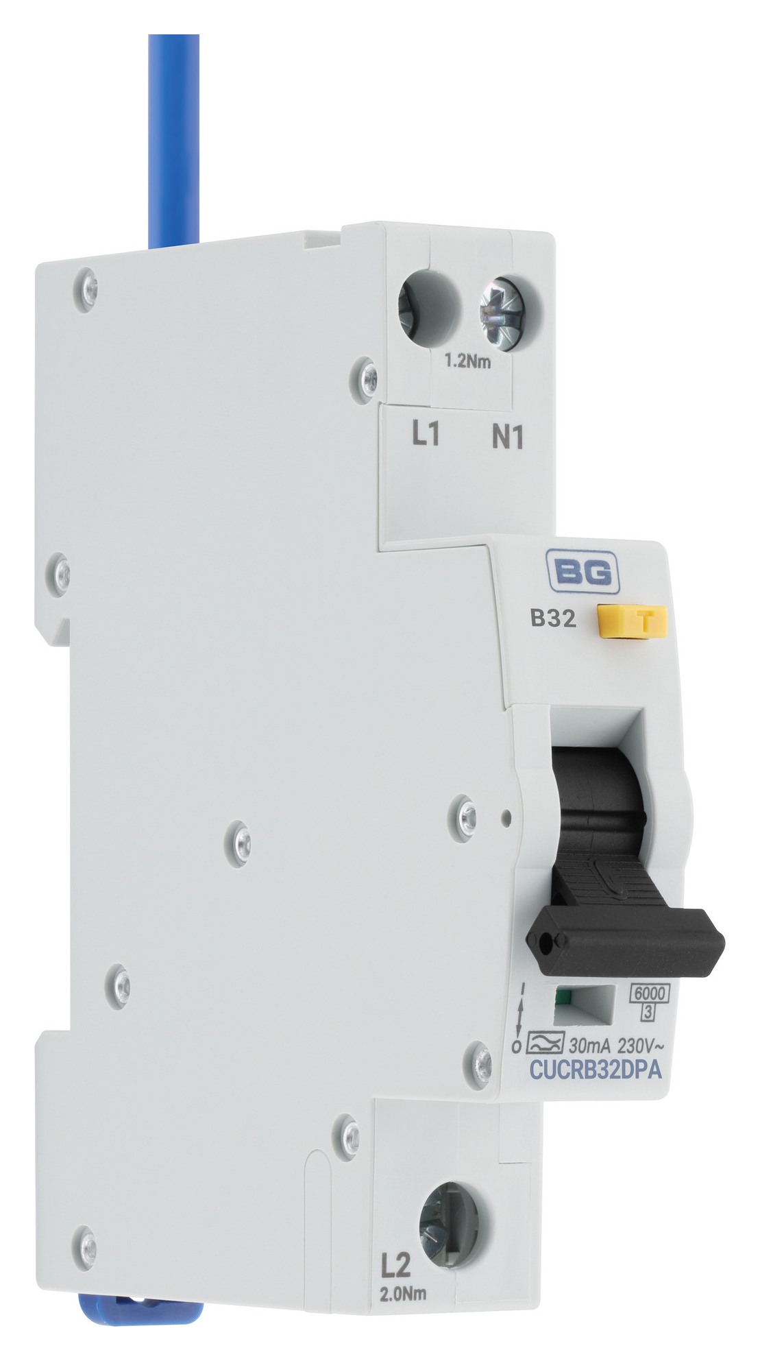 BG AFDD 32A B Curve RCBO Type A 30mA