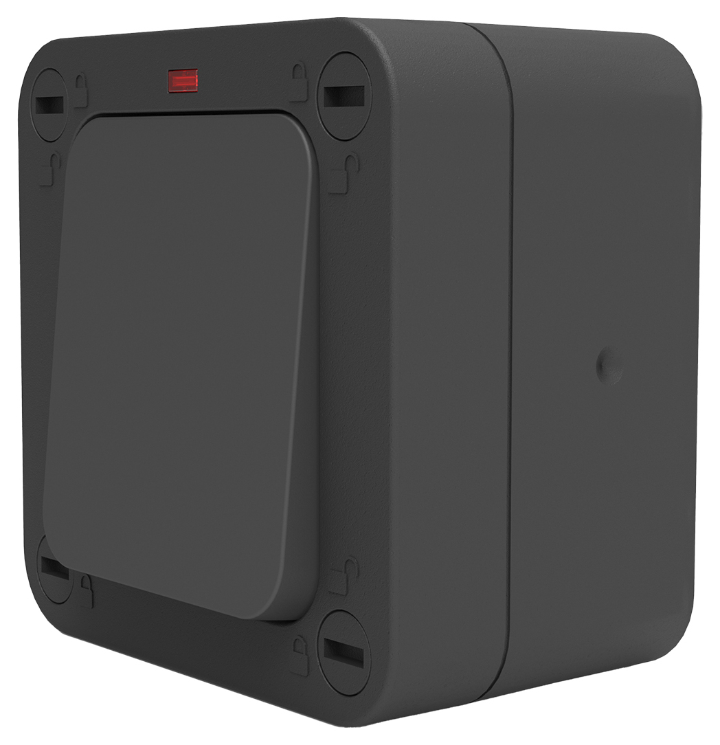 Vimark WeatherPro IP66 20AX 1 Gang 2 Way Switch with Neon