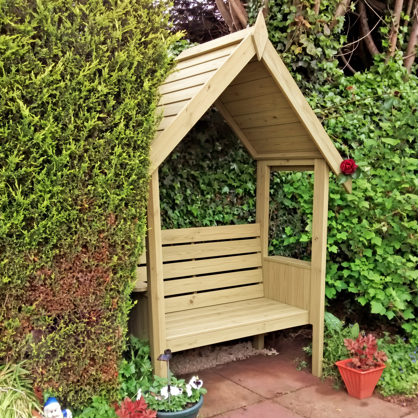Shire Blossom Pressure Treated Arbour Bench - 2161 x 1236mm