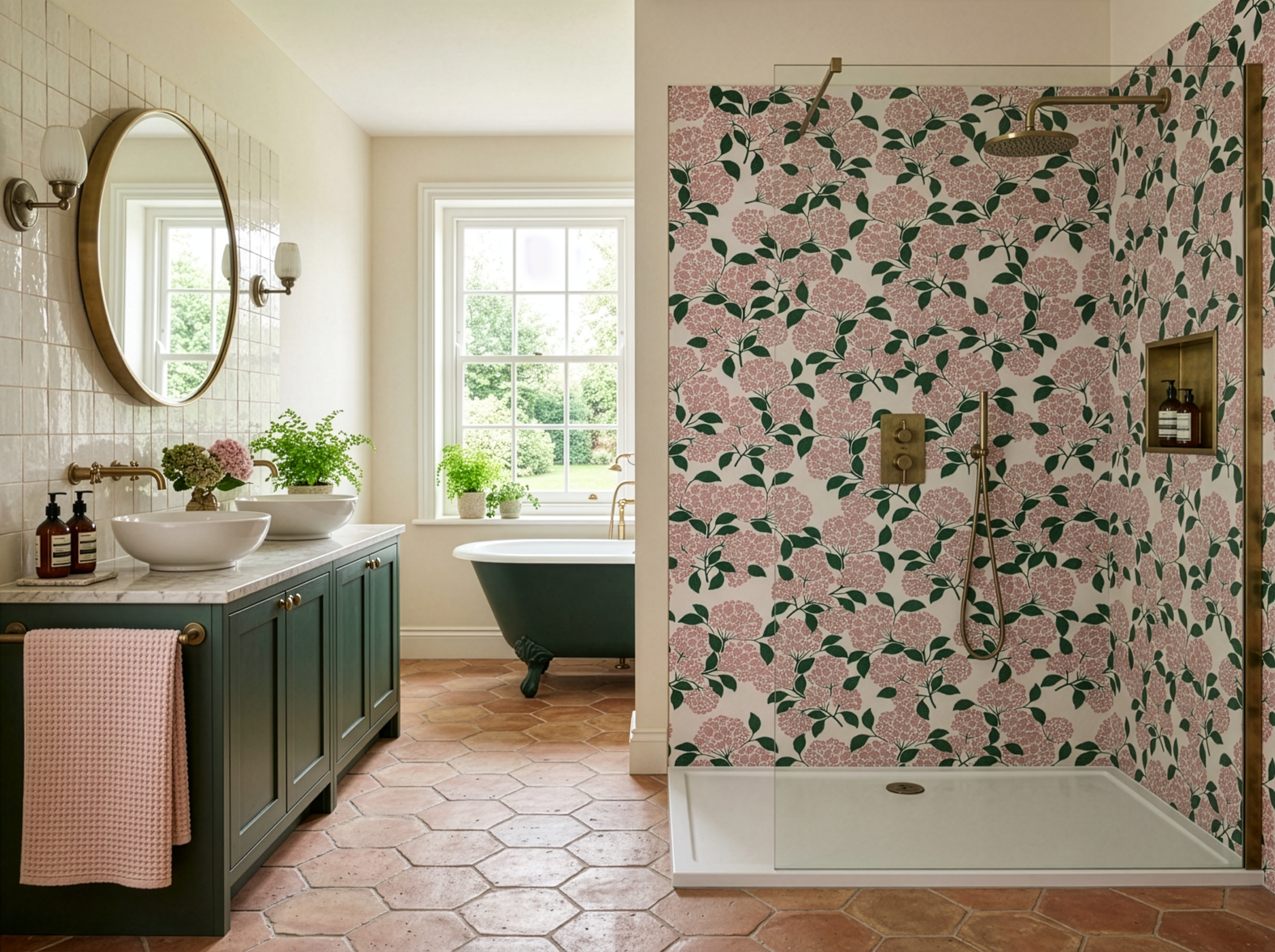 Wetwall x Ca Pietra Pink Hydrangea - 2440 x 1200 x 4mm