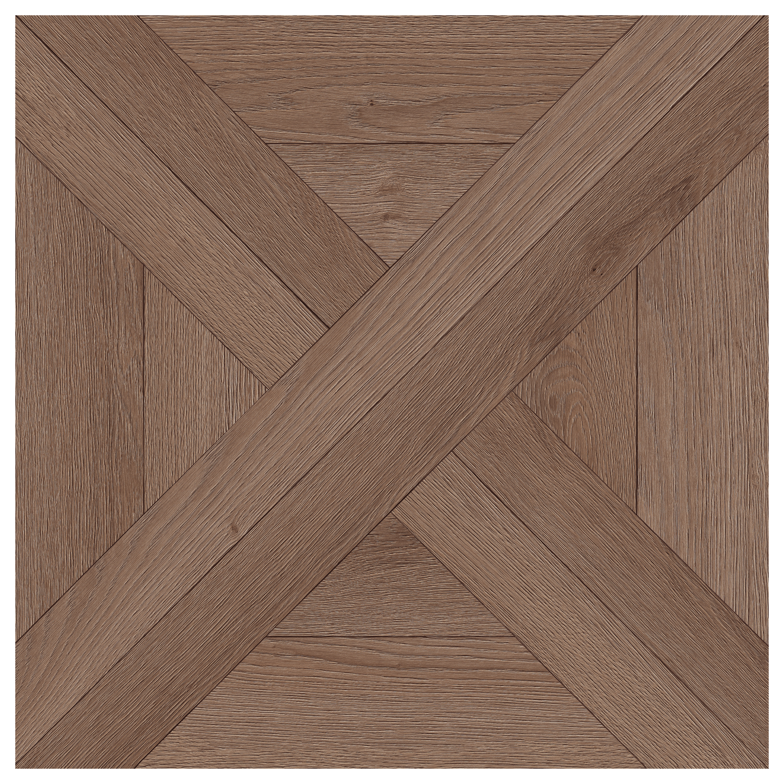 Novocore Brown Oak Parquet SPC Luxury Vinyl Flooring Flooring - Sample