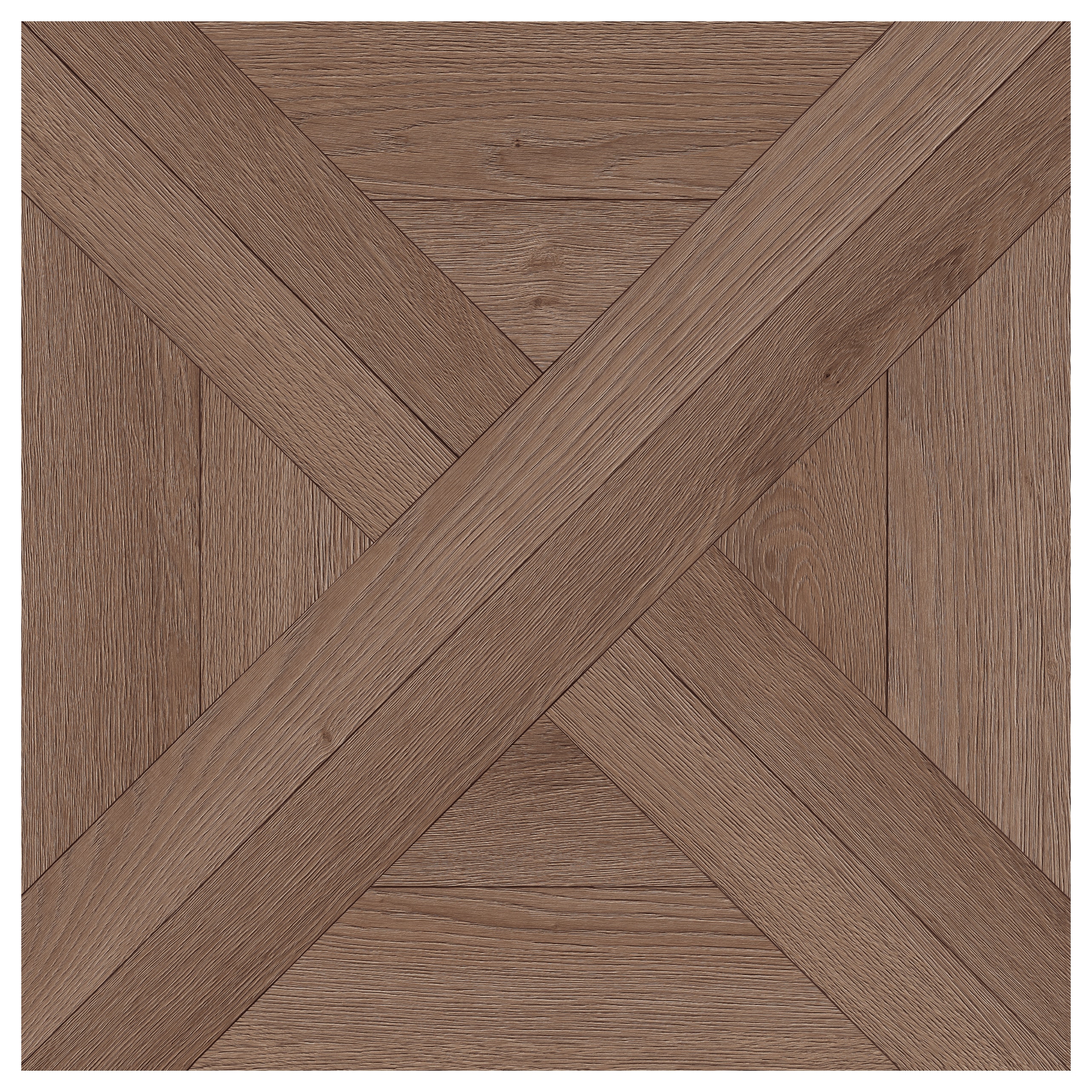 Novocore Brown Oak Parquet SPC Luxury Vinyl Flooring Flooring - Sample