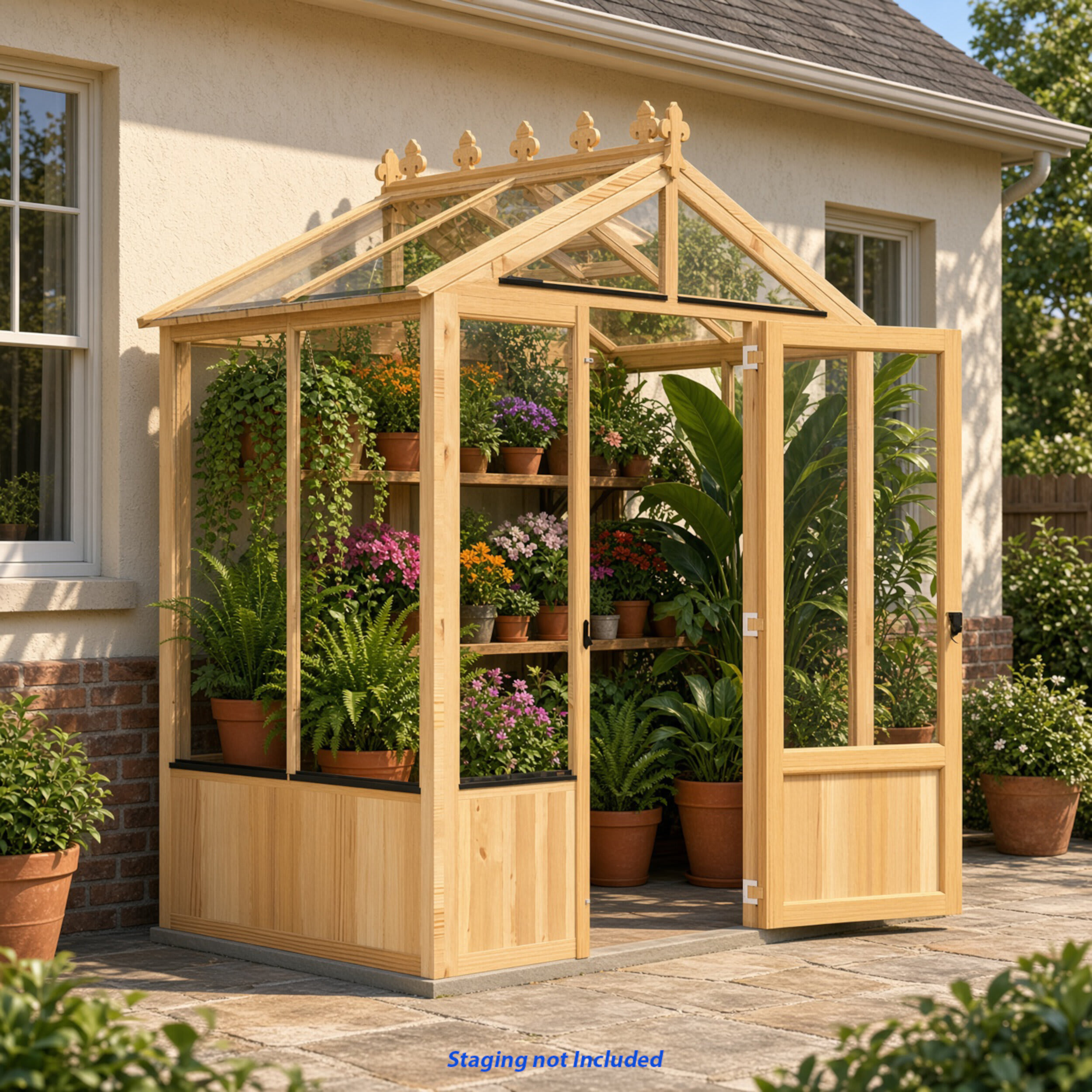 Shire Holkham Brown Greenhouse - 6 x 4ft