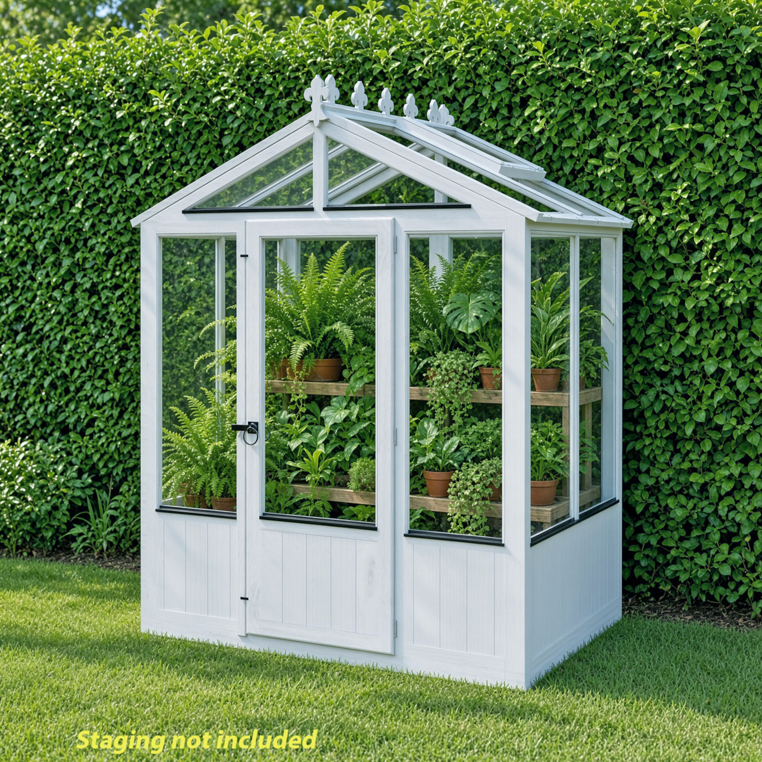 Shire Holkham Blue Greenhouse - 6 x 4ft
