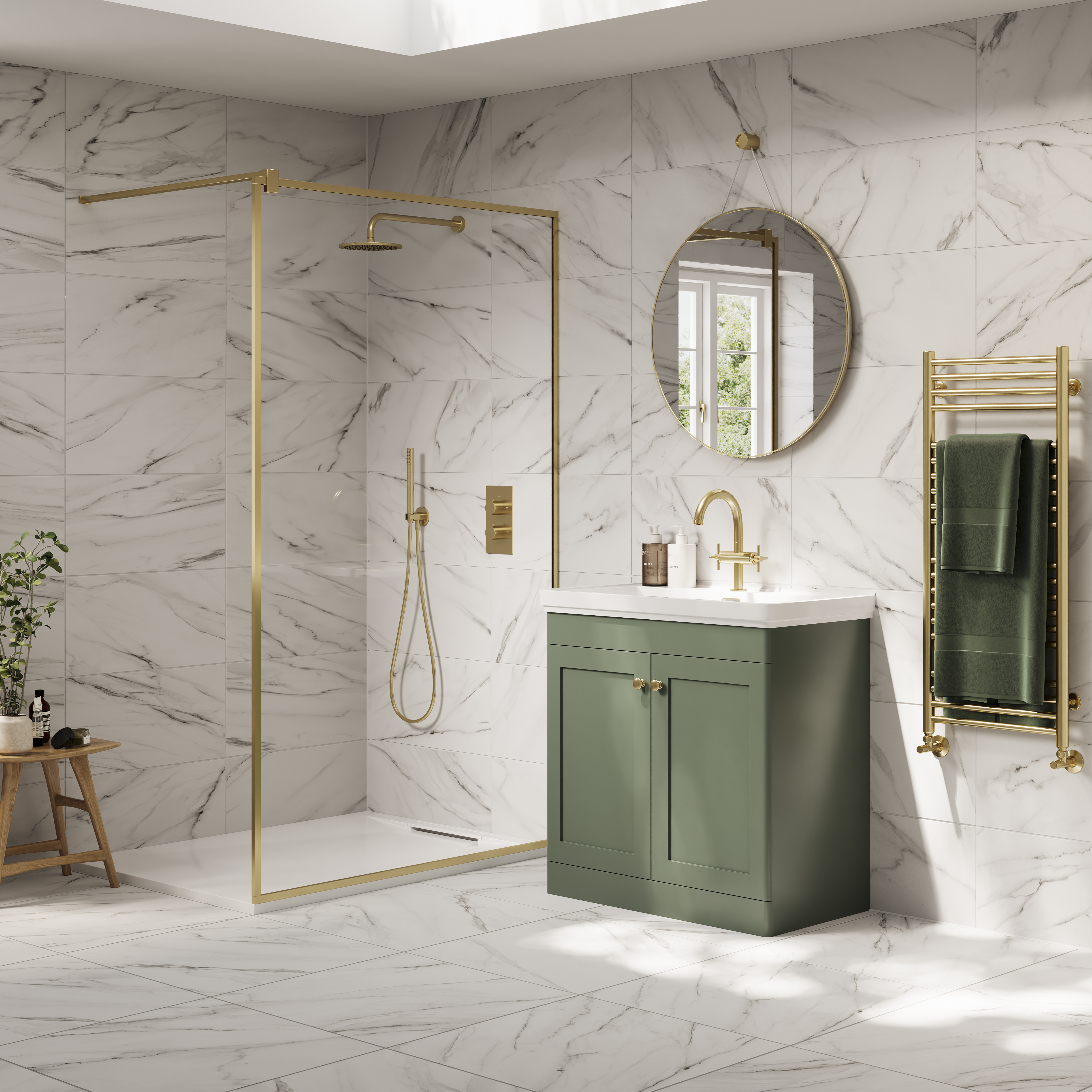 Calacatta Charm Matt Porcelain Wall & Floor Tiles - 600 x 600mm - Pallet of 40 Packs