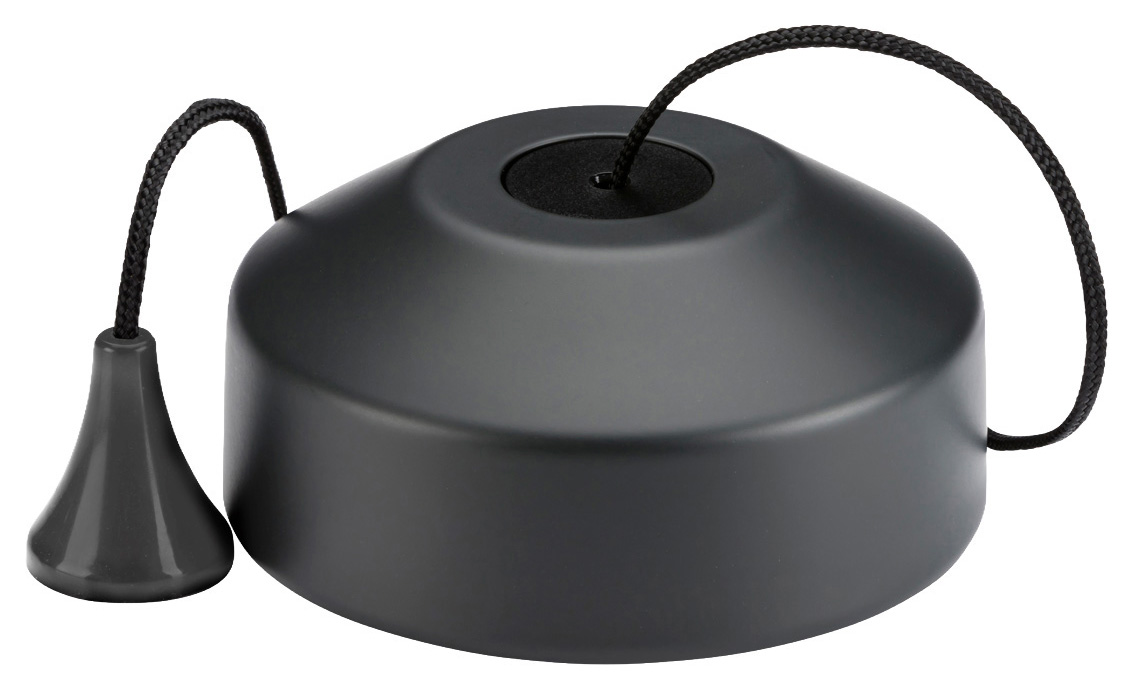 Knightsbridge 10AX 2-way Pull Cord Ceiling Switch - Anthracite