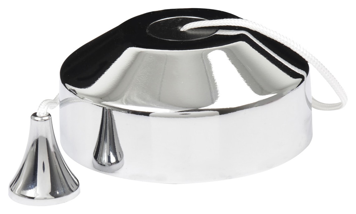 Knightsbridge 10AX 2-way Pull Cord Ceiling Switch - Polished Chrome