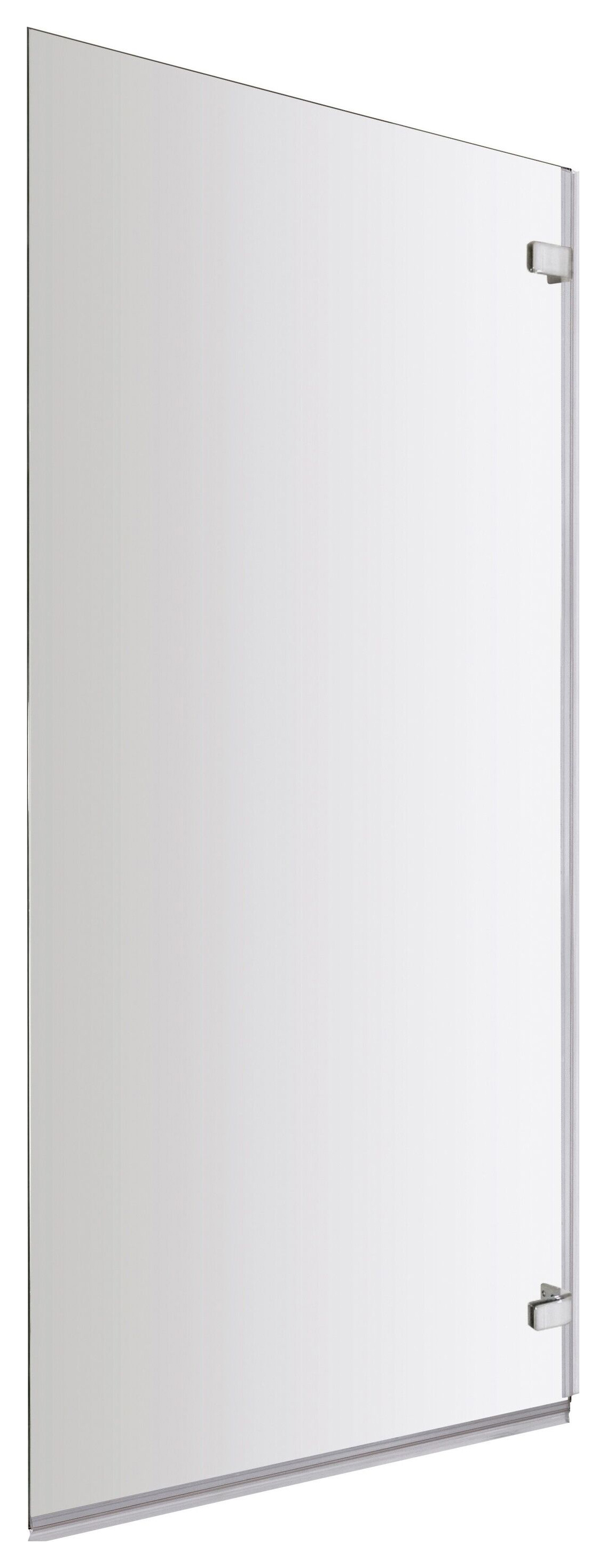 Balterley 5mm Hinged Chrome Bath Screen - 1410 x 782mm