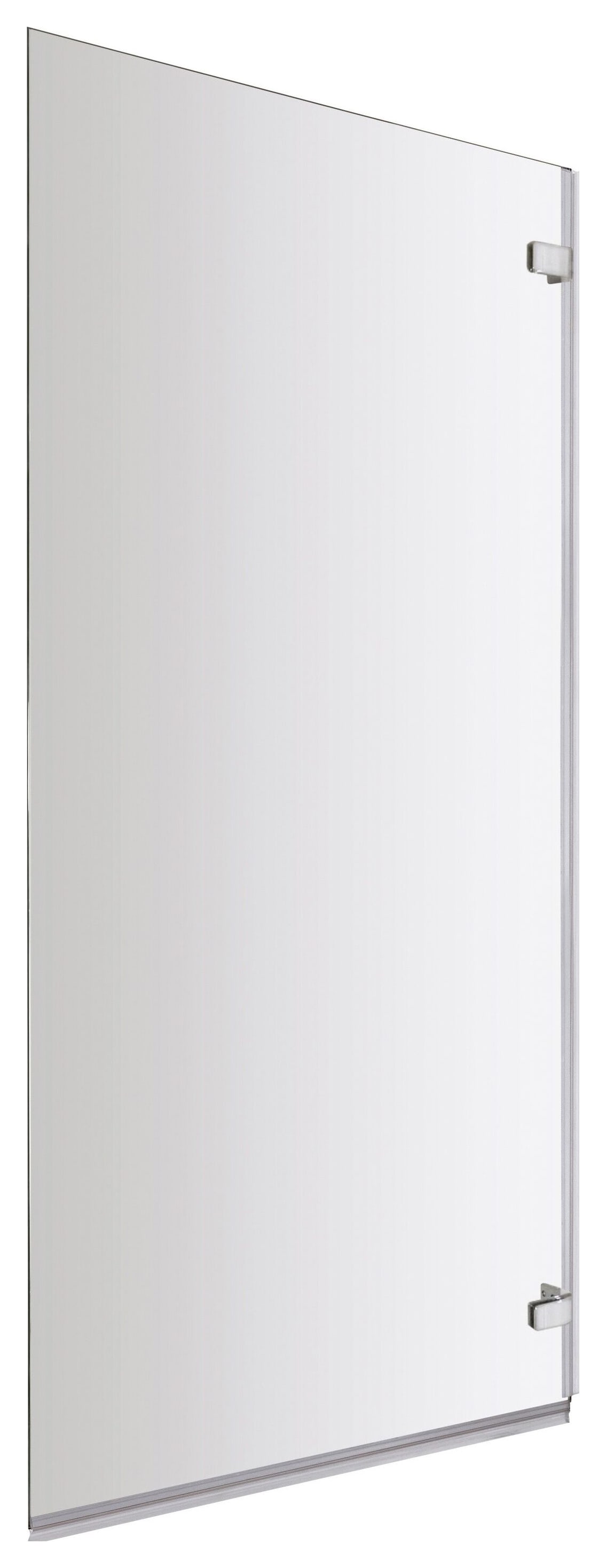 Balterley 5mm Hinged Chrome Bath Screen - 1410 x 782mm
