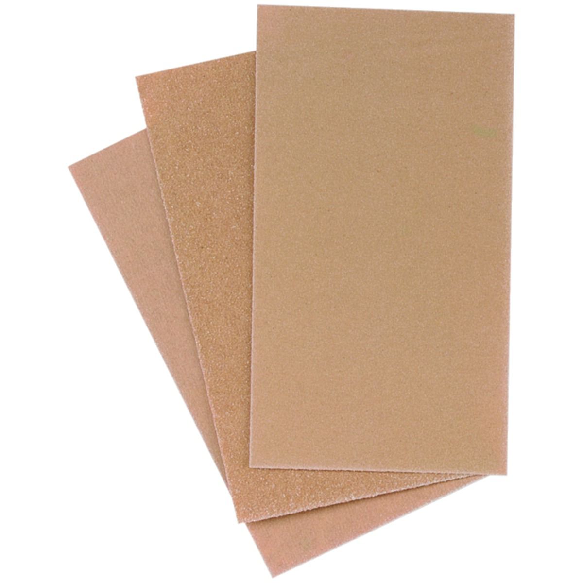 Image of Wickes Sanding Block Paper Assorted Sheets - Pack of 12