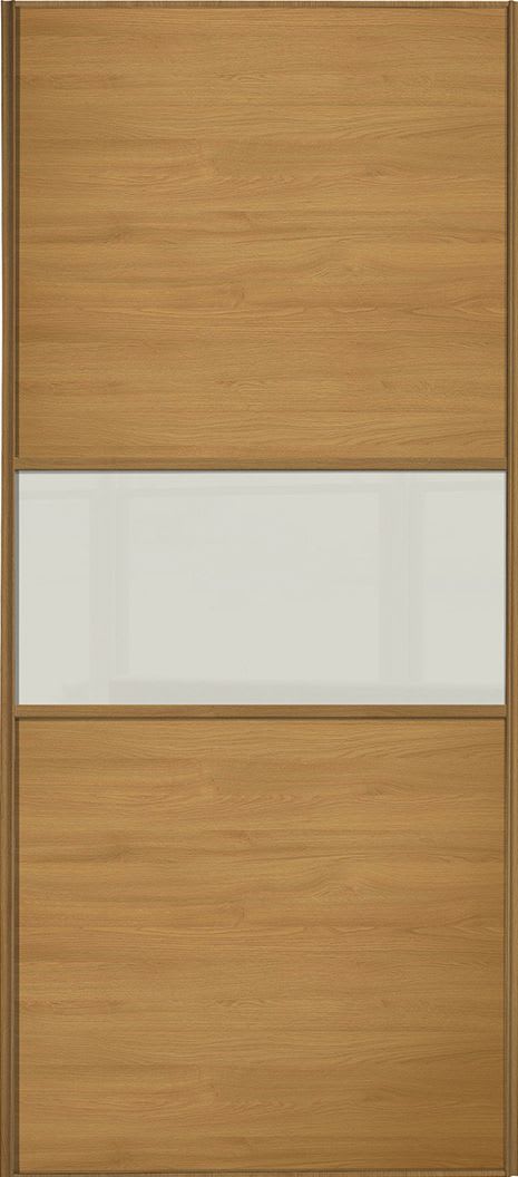Spacepro Sliding Wardrobe Door Fineline Oak Panel &