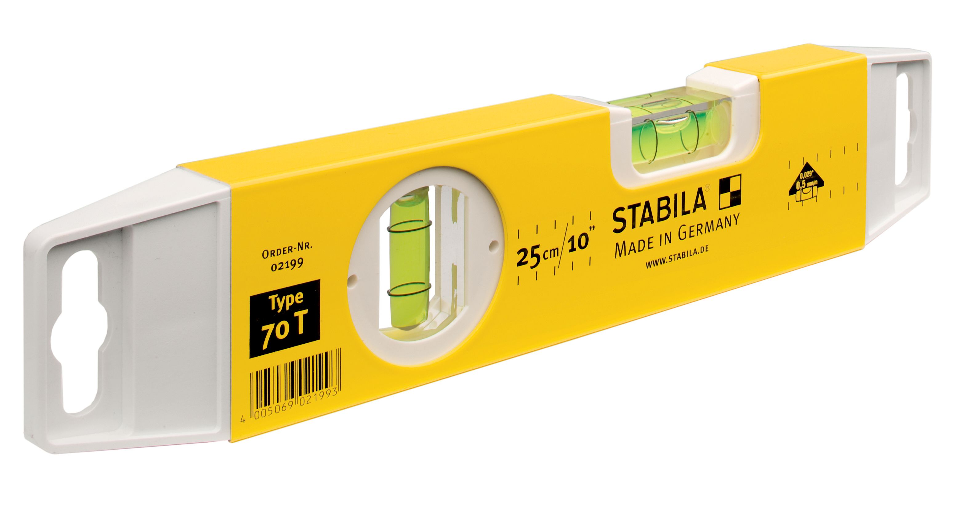 Image of Stabila 70-2 Spirit Level - 250mm