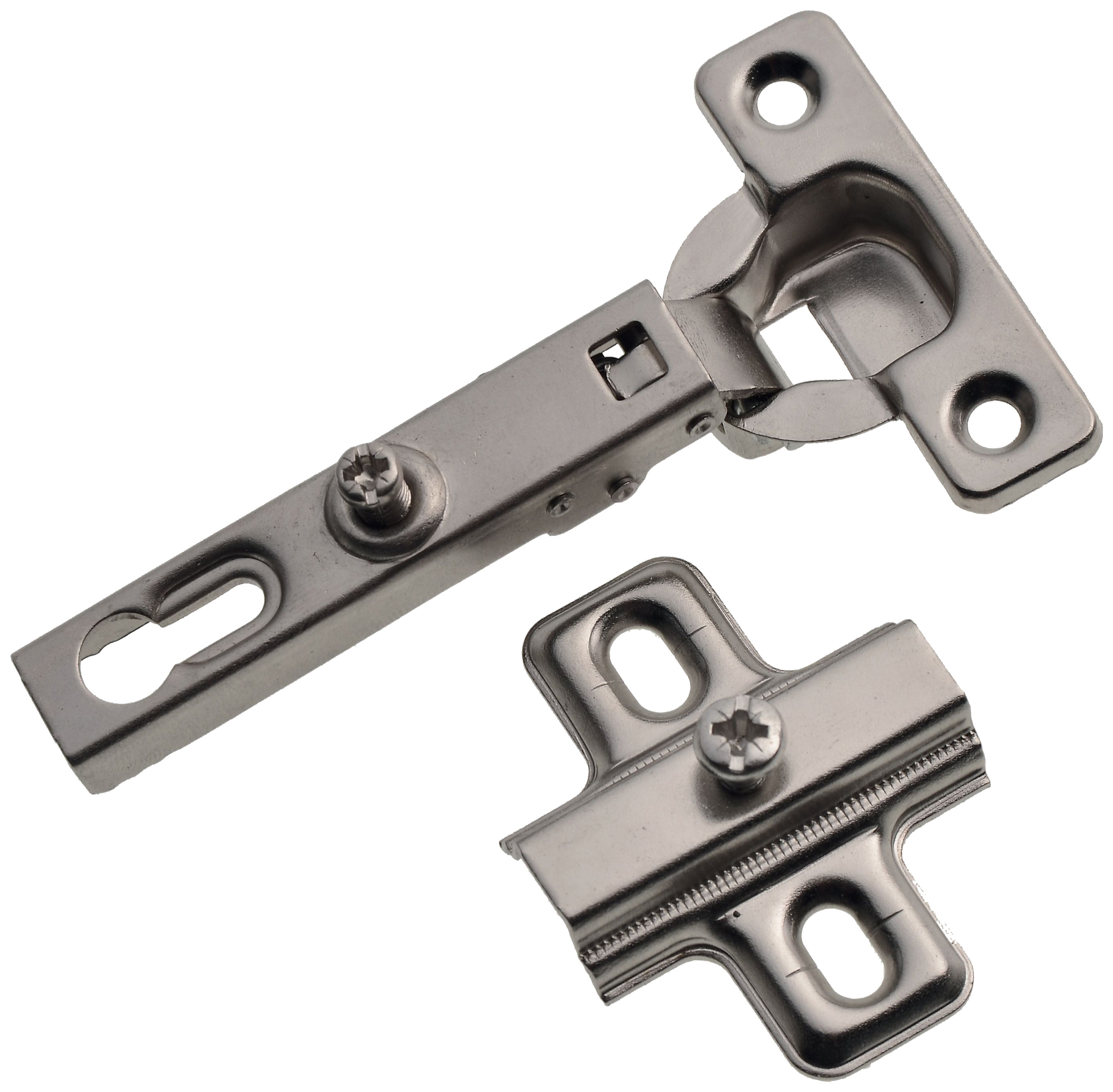 Concealed 95 Degree Slide On Hinge Nickel Plated 26mm - Pack of 10