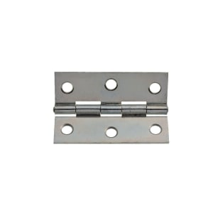 Wickes Butt Hinge - Zinc Plated 63mm Pack of 20