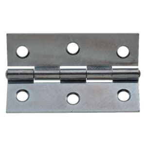 Butt Hinge Zinc Plated 76mm - Pack of 20