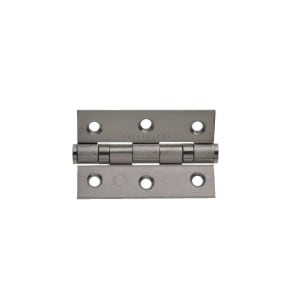 Wickes Grade 7 Fire Rated Ball Bearing Hinge - Satin Stainless Steel 76 x 51 x 2mm Pack of 10