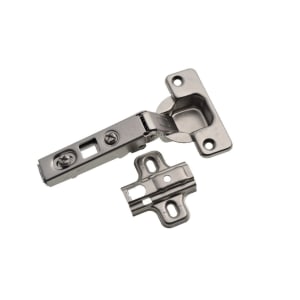 110 Degree Clip On Cabinet Hinge Nickel Plated 35mm - Pack of 6