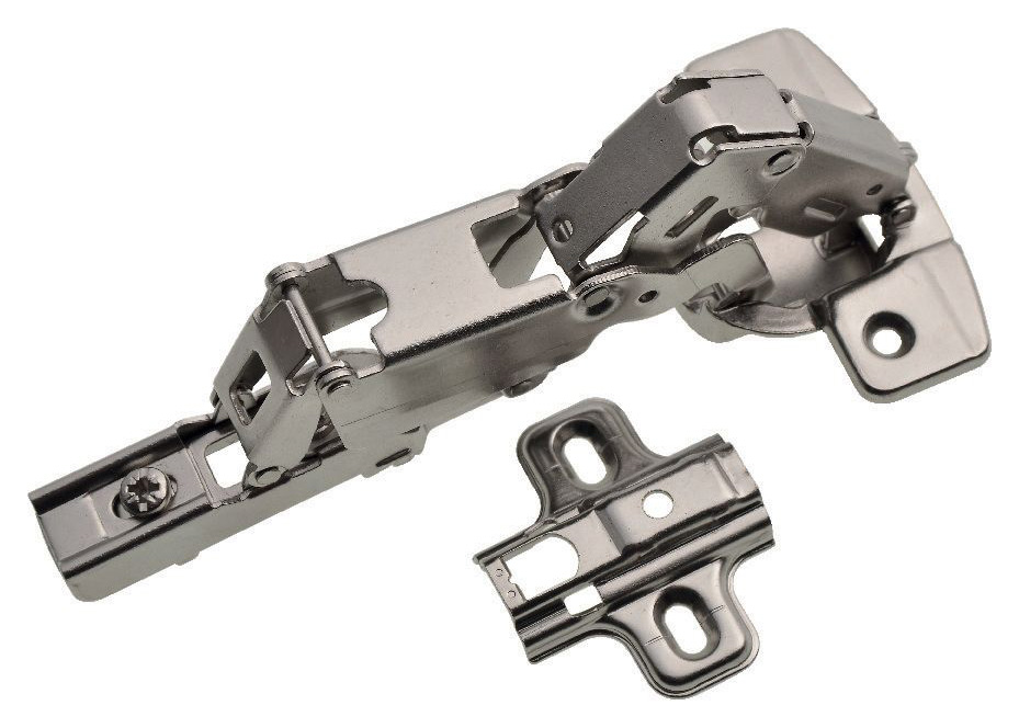 165 Degree Clip On Cabinet Hinge Nickel Plated