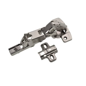 Wickes 165 Degree Clip On Cabinet Hinge Nickel Plated 35mm - Pack of 2