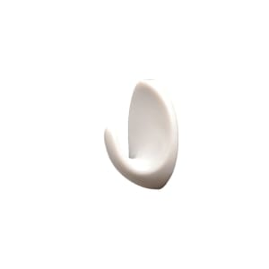 Image of Wickes White Small Adhesive Hooks - Pack of 4