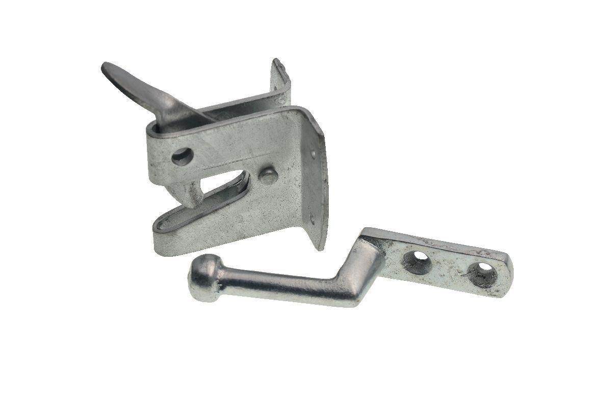 Image of Wickes Heavy Duty Auto Gate Latch Galvanised - 150mm