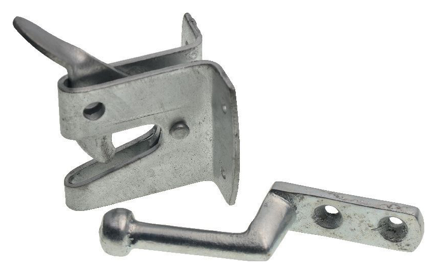 Image of Wickes Heavy Duty Auto Gate Latch Galvanised - 150mm