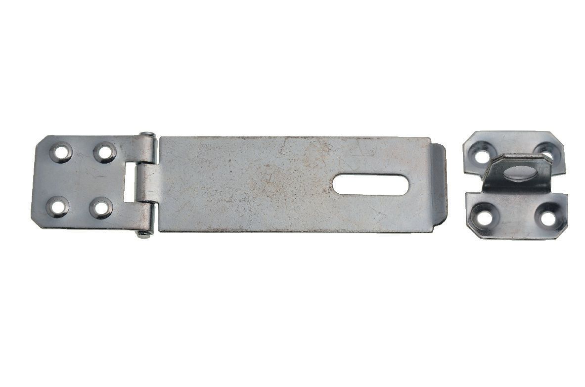 Image of Wickes Safety Hasp and Staple Galvanised - 100mm