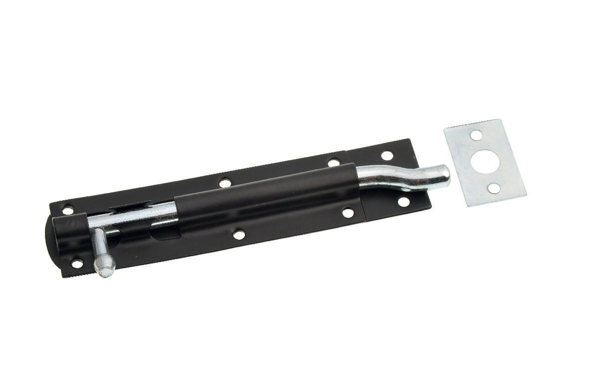 Image of Wickes Black Tower Bolt Necked - 150mm
