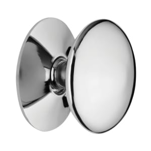 Wickes Victorian Cabinet Door Knob - Chrome 25mm Pack of 4