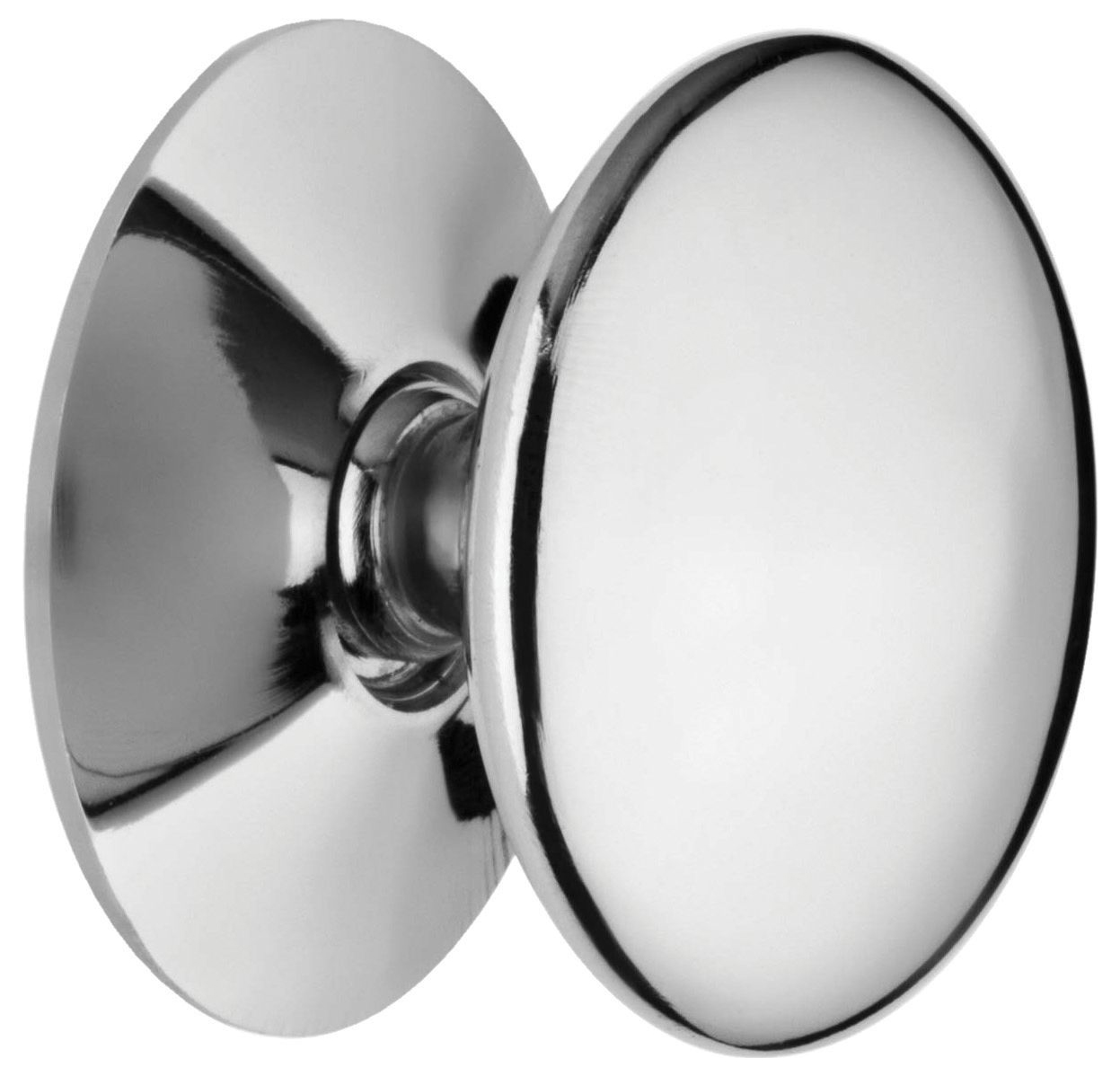 Image of Wickes Victorian Cabinet Door Knob - Chrome 30mm Pack of 4