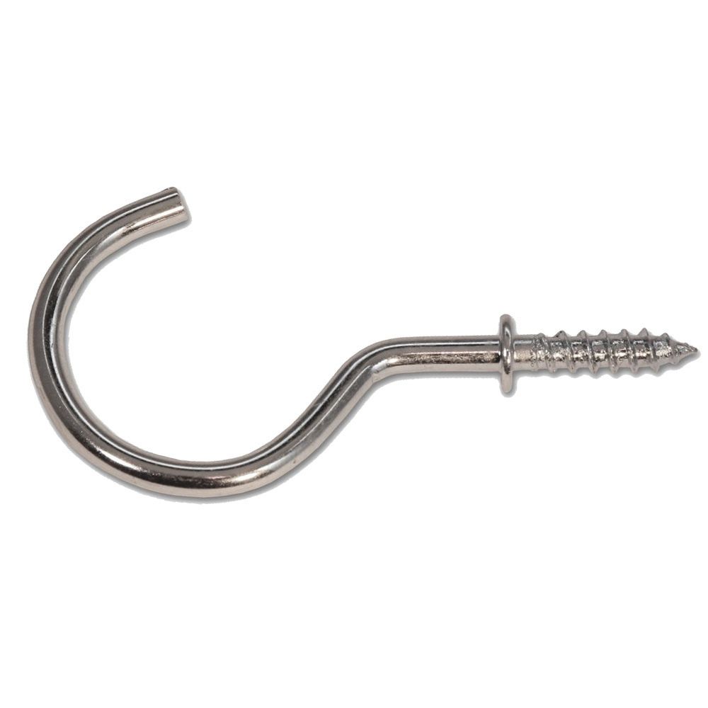 Image of Wickes Zinc Round Cup Hook - Pack of 25