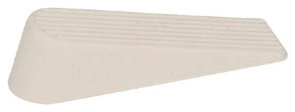 Image of Wickes Door Wedge PVC - White 101 x 29 x 27mm