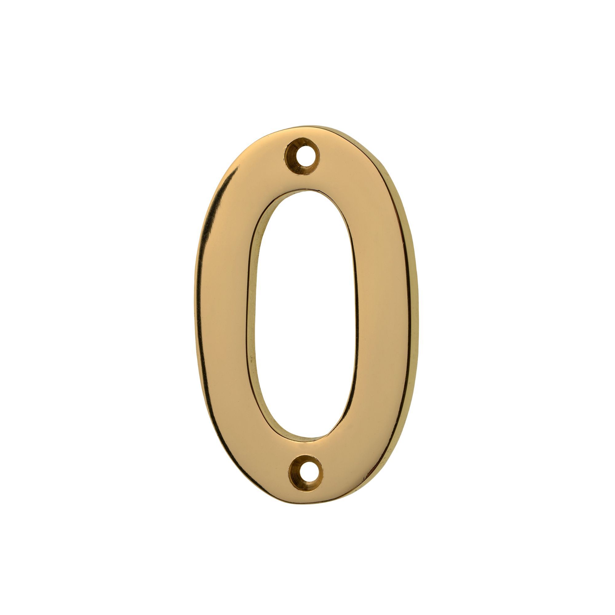 Image of Wickes Door Number 0 - Brass