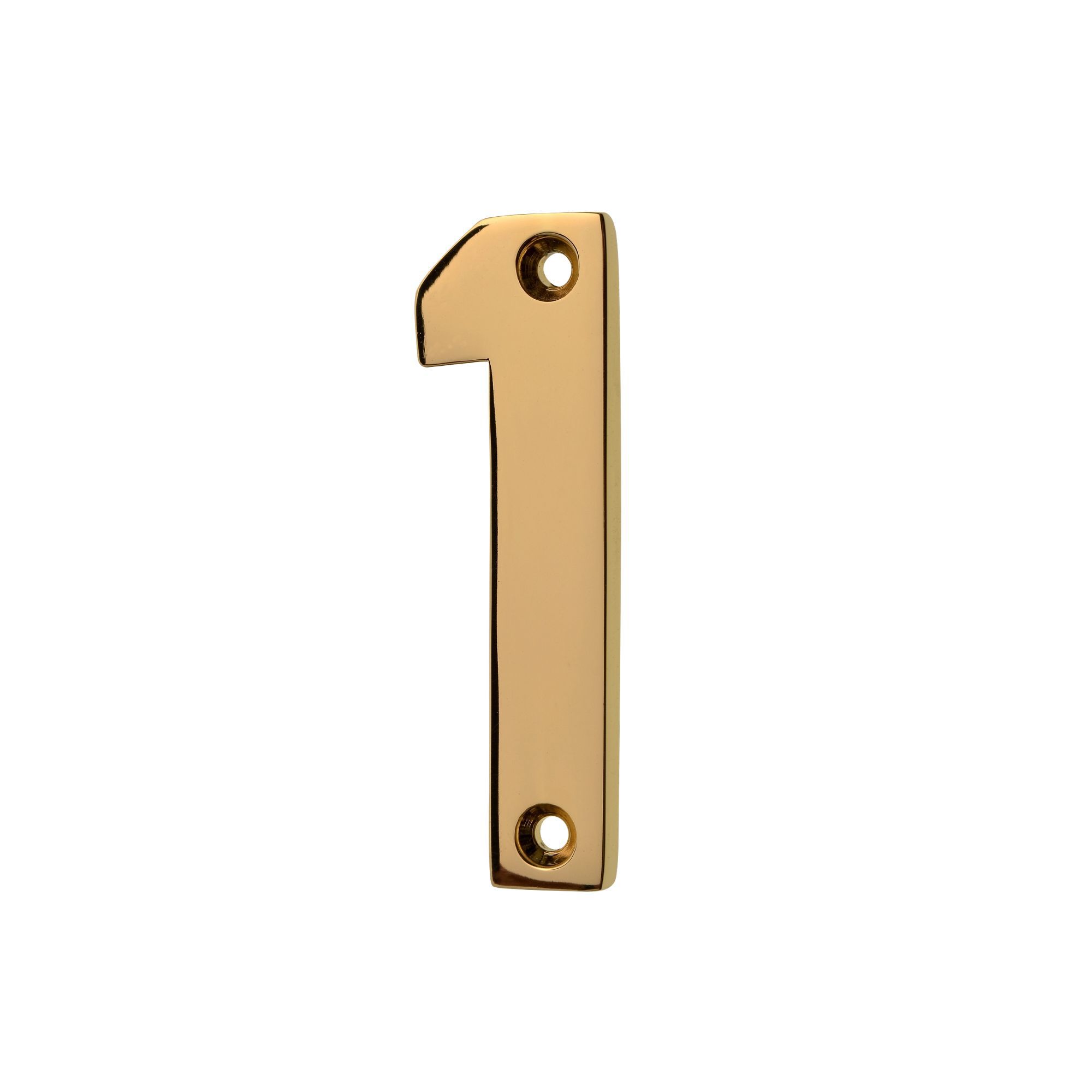 Image of Wickes Door Number 1 - Brass