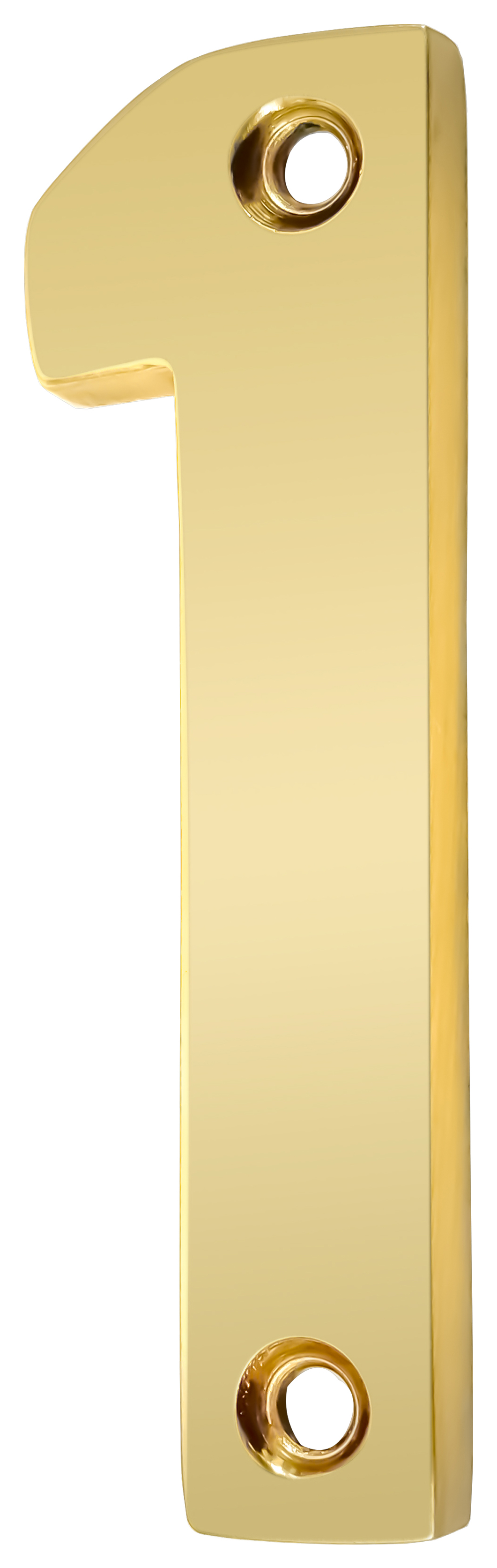 Wickes Brass Door Number - 1