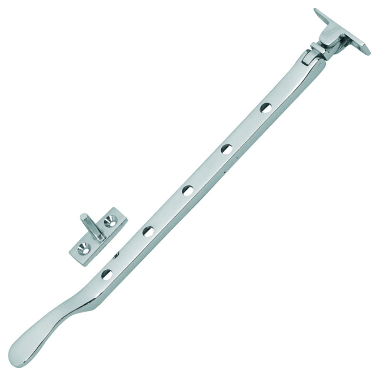 Wickes Chrome Victorian Style Window Casement Stay - 254mm